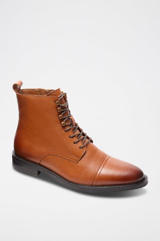 Boots en cuir Lenny Camel - McFinlay