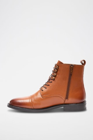 Boots en cuir Lenny Camel - McFinlay