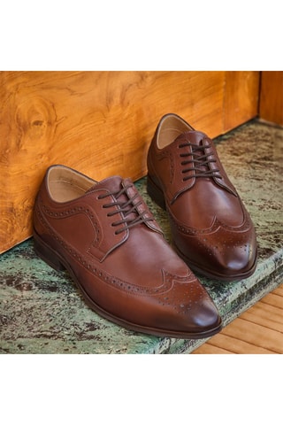 Derbys en cuir Benjamin - Marron - Eric Bonchamps