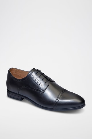 Derbys en cuir Antoine - Noir - Eric Bonchamps