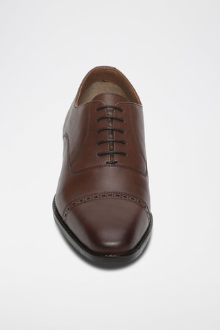 Richelieus en cuir Clarence - Marron - Leonarr x Swan