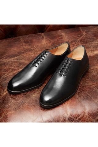 Richelieus en cuir John - Noir - Arthur & Brooke