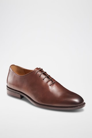 Richelieus en cuir Alfredo - Marron - Lazzareli