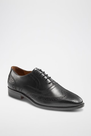 Richelieus en cuir Edward - Noir - McFinlay