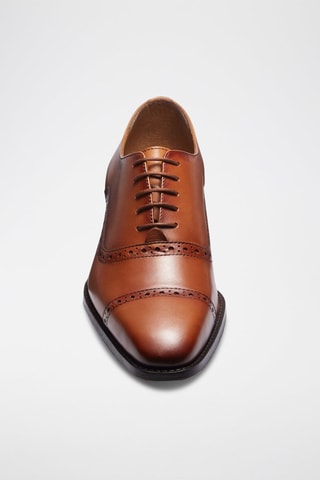 Richelieus en cuir François - Camel - La Maison du Chausseur