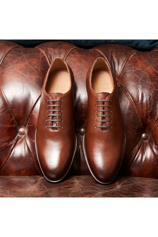 Richelieus en cuir John - Marron - Arthur & Brooke