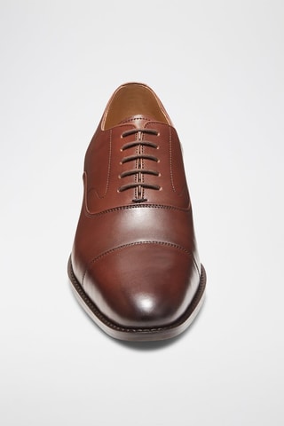 Richelieus en cuir Sand - Marron - Guillemets