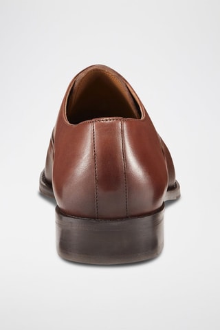 Richelieus en cuir Sand - Marron - Guillemets