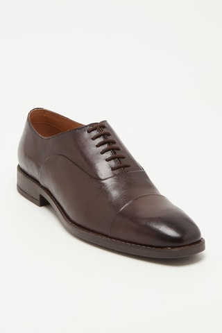 Richelieus en cuir Renato - Marron foncé - Marco Bonelli