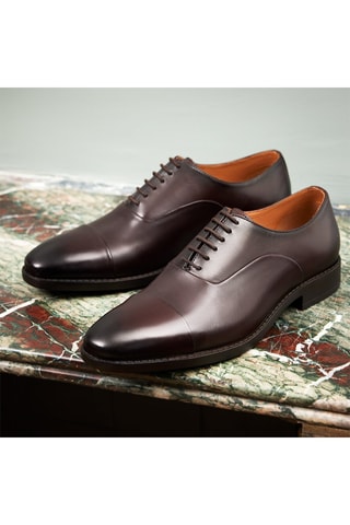 Richelieus en cuir Renato - Marron foncé - Marco Bonelli