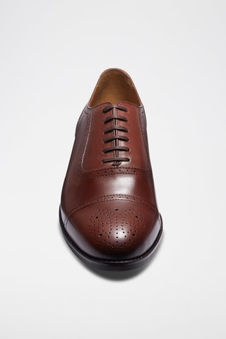 Richelieus en cuir Lewis Marron - Arthur & Brooke