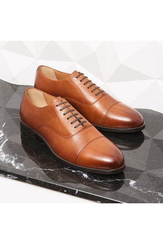 Richelieus en cuir Lewis Camel - Arthur & Brooke