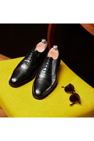 Richelieus en cuir Heminghway Noir - Guillemets