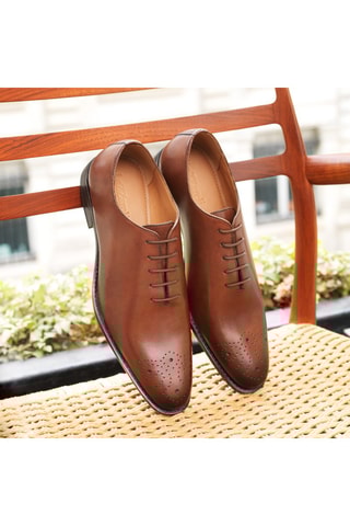 Richelieus en cuir Filipo Marron - LaZZareli