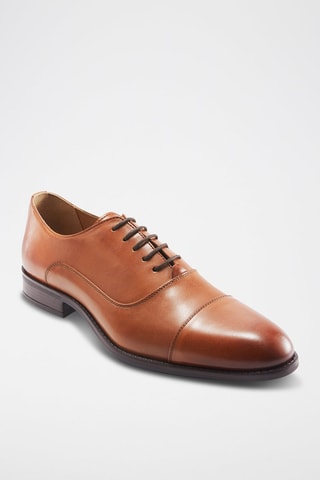 Richelieus en cuir Victorio Camel - LaZZareli