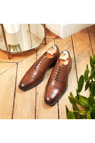 Richelieus en cuir Hugo Marron - LaZZareli