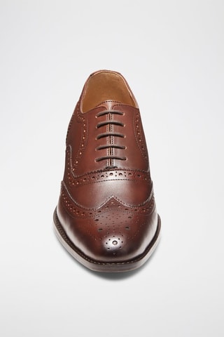 Richelieus en cuir Apollinaire Marron - Guillemets