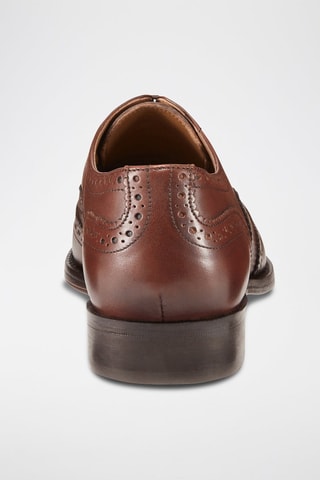 Richelieus en cuir Apollinaire Marron - Guillemets