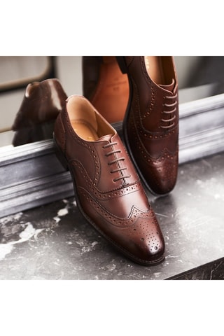 Richelieus en cuir Apollinaire Marron - Guillemets