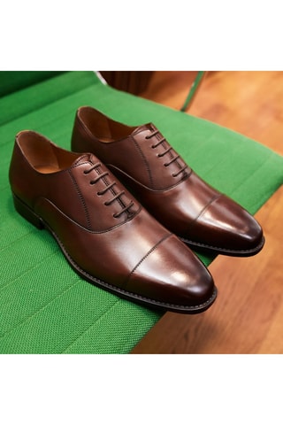 Richelieus en cuir Victor Marron - McFinlay