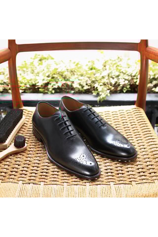 Richelieus en cuir Filipo Noir - LaZZareli