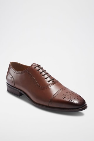 Richelieus en cuir Conon Marron - Arthur & Brooke