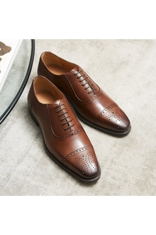 Richelieus en cuir Conon Marron - Arthur & Brooke