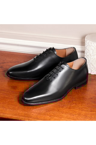 Richelieus en cuir Liam 
Noir - Leonarr x Swan