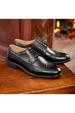 Richelieus en cuir Gaetano - Noir - Marco Bonelli