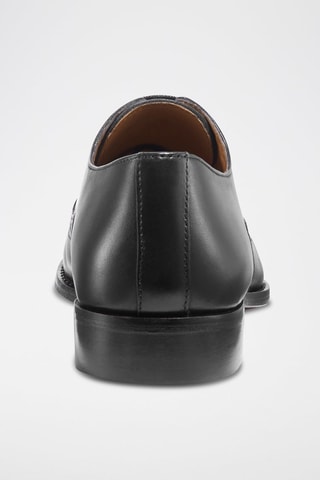 Richelieus en cuir - Noir - La Maison du Chausseur