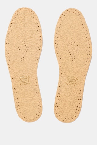 2 paires de semelles en cuir - Beige - Garçon cireur