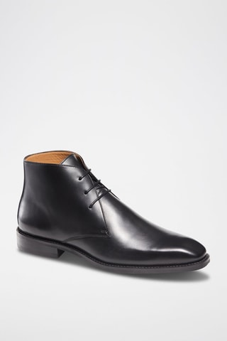 Boots en cuir Dickens Noir - Guillemets