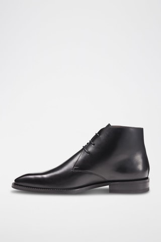 Boots en cuir Dickens Noir - Guillemets