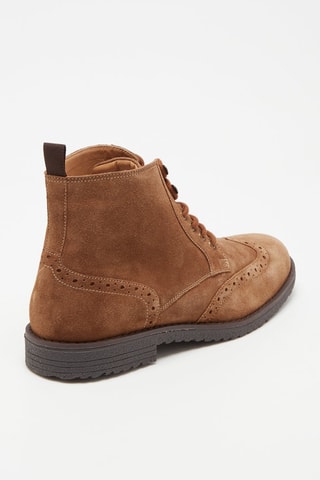 Boots en nubuck Luigi - Marron clair - Marco Bonelli