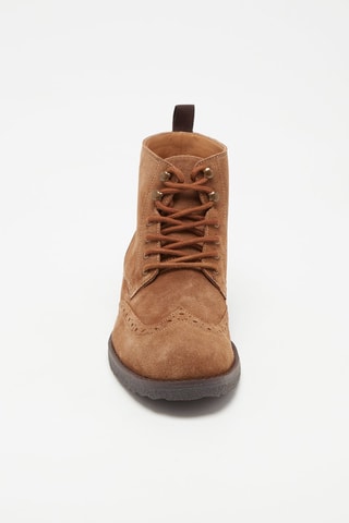 Boots en nubuck Luigi - Marron clair - Marco Bonelli