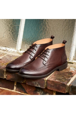 Boots en cuir Gennaro - Marron - Marco Bonelli