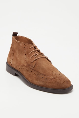 Boots en nubuck Gennaro - Marron clair - Marco Bonelli