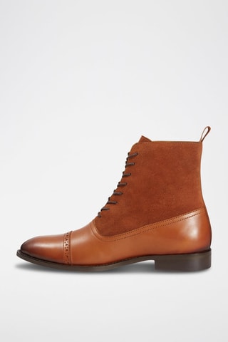 Boots en cuir Camel  - McFinlay