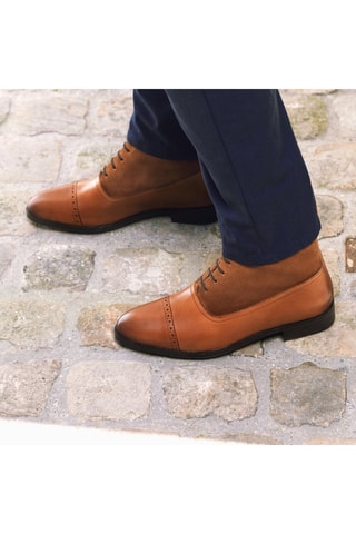 Boots en cuir Camel  - McFinlay