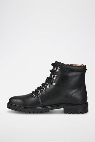 Boots en cuir Olivier - Noir - Teddy Clark