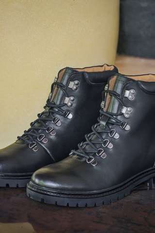 Boots en cuir Olivier - Noir - Teddy Clark