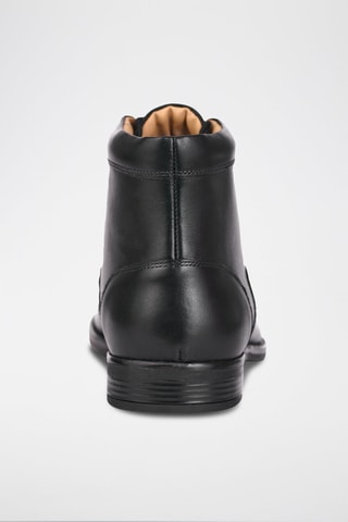 Boots en cuir David - Noir - Teddy Clark