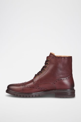 Boots en cuir Rhys - Marron - Teddy Clark