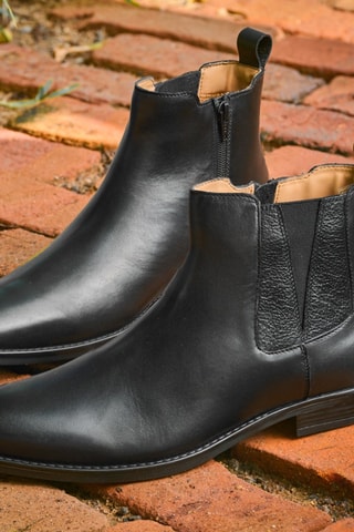 Bottines Chelsea en cuir Joseph - Noir - Teddy Clark