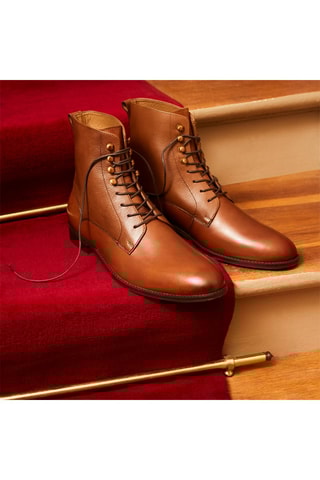 Boots en cuir Henry Camel - McFinlay