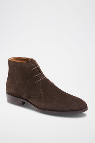 Boots en nubuck Dickens Marron - Guillemets