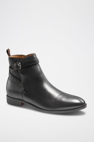 Boots en cuir Philippe Noir - McFinlay