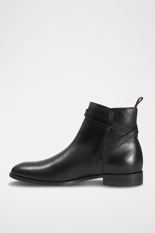 Boots en cuir Philippe Noir - McFinlay