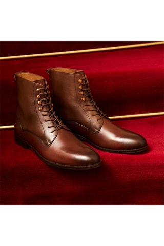 Boots en cuir Henry Marron - McFinlay