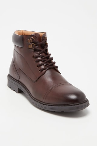 Boots en cuir Romeo - Marron - Marco Bonelli